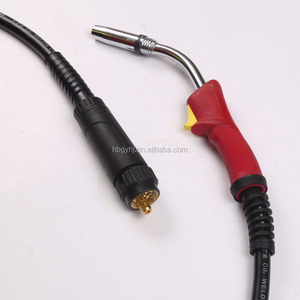 Tùy chỉnh <span class=keywords><strong>36kd</strong></span> thông thường ngọn đuốc <span class=keywords><strong>Binzel</strong></span> loại mig mag 3m 4M 5m cáp <span class=keywords><strong>CO2</strong></span> khí hàn ngọn đuốc với Euro Adaptor làm mát bằng không khí - Product Image 2