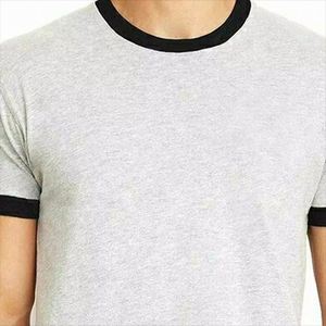 Men's T-<b>Shirts</b> High Quality Wholesale 100% Cotton Plus Size <b>Plain</b> Custom Silk Screen Printing Oversized <b>White</b> Worsted - Product Image 5
