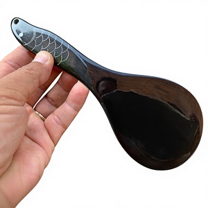 Cuchara de Cuerno de Búfalo, Diseño Clásico Hecho a Mano, Ecológica, Duradera, Apta para Lavavajillas, Utensilio de Cocina - Product Image 3