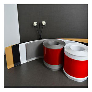 Modern PVC kendinden sopa süpürgelik Trim esnek kendini Pvc yapıştırıcısı süpürgelik kauçuk süpürgelik kalıp Trim - Product Image 4