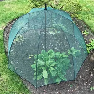 Capa de proteção de pragas para legumes frutas durável planta jardinagem net pop-up frango caneta guarda-chuva personalizado para plantas