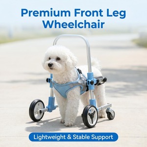 Silla de Ruedas Profesional para Perros con Patas Delanteras Discapacitadas - Dispositivo de Movilidad de Cuatro Ruedas para Mascotas con Discapacidad en las Patas Delanteras y Rehabilitación - Product Image 1