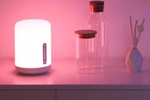 <span class=keywords><strong>Xiaomi</strong></span> lampe de chevet 2 lumière intelligente commande vocale interrupteur tactile <span class=keywords><strong>Mi</strong></span> Home App ampoule LED pour Homekit Siri & <span class=keywords><strong>Xiaomi</strong></span> horloge - Product Image 3