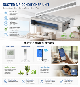 Aire Acondicionado de Alta Calidad R32 con Bomba de Calor, 36000 BTU, Multizona, Tipo Ducto Oculto en el Techo - Product Image 3