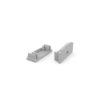 Profilé en aluminium encastré 61,5*13,9 MM pour plafond, cloison sèche, canal architectural en aluminium pour plâtre unilatéral avec LED intégrée