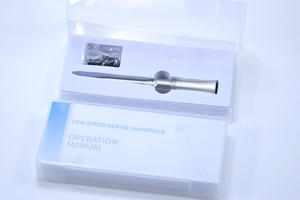 Turbina de aire dental, pieza de mano quirúrgica de baja velocidad, pieza de mano recta de irrigación para uso en microcirugía, tipo de turbina de aire, 2 unidades - Product Image 5