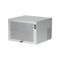 Boîtier NAS en aluminium Aries 8 baies ATX MATX ITX avec échange à chaud, support de serveur de stockage, compatible avec alimentation SFX et backplans SATA