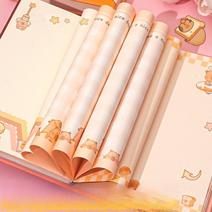 Libreta Kapibara Egg Twister con Páginas para Colorear, Escritura Suave, Diseño Creativo y Divertido, Personalizable - Product Image 3