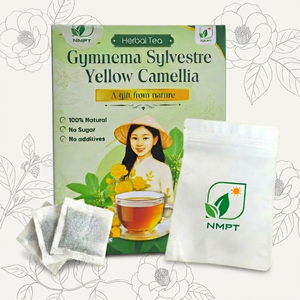 ชาสมุนไพรดอกเจมีนีมา ซิลเวสเตร ดอกคามีเลียสีเหลือง บรรจุในถุงชา พรีเมียม ออร์แกนิค อบแห้งแบบเย็นเพื่อสุขภาพตามธรรมชาติ สำหรับแบรนด์ส่วนตัว - Product Image 1