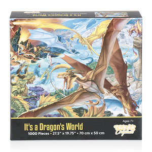 Câu Đố <span class=keywords><strong>t</strong></span>ùy chỉnh 100 mảnh đó là mộ<span class=keywords><strong>t</strong></span> con <span class=keywords><strong>r</strong></span>ồng Thế Giới rompecabeza de kéo N de 1000 piezas rompecavezas de guerreros - Product Image 2