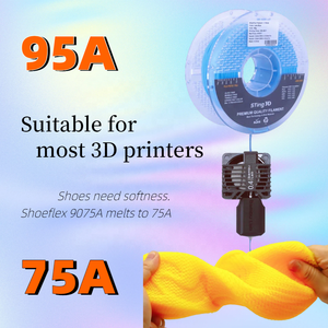Filamento para Impresora <span class=keywords><strong>3D</strong></span> Sting3D Shoeflex 9075A, 750g, 1.75mm, Patentado, Amigable con la Piel, para Impresoras <span class=keywords><strong>3D</strong></span> con Boquillas de 0.4/0.6/0.8mm - Product Image 5