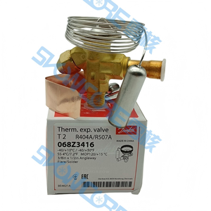 วาล์วควบคุมการขยายตัวแบบเทอร์โมสแตติกของ Danfoss รุ่น <span class=keywords><strong>TS2</strong></span> ซีรีส์ B  068Z3401 068Z3410 068Z3414 <span class=keywords><strong>TS2</strong></span> 068Z3416 068Z3420 -60 องศา R04A/R507 - Product Image 3