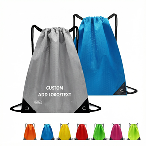 กระเป๋าเป้สะพายหลังกีฬาแบบมีเชือกผูก ผลิตจากโพลีเอสเตอร์ กันน้ำ พิมพ์โลโก้ตามสั่ง ความจุ 20-38 ลิตร - Product Image 1