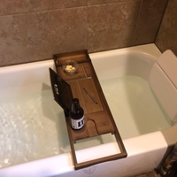 Plateau de baignoire moderne personnalisable, pliable, écologique, antidérapant, durable, en carbone profond de qualité supérieure