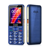 Téléphone portable pour personnes âgées MXMID G880pro, écran 2,4 pouces, double SIM, grand clavier, lampe torche à une touche, radio sans fil, sans caméra