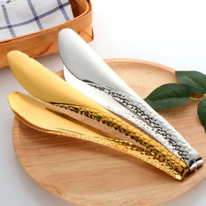 किचनवेयर बेकिंग बर्तन स्टेनलेस स्टील इंद्रधनुष रसोई की रोटी टांगों के स्टीक क्लैंप फूड क्लिप - Product Image 6