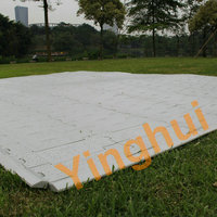 Tapis en herbe T-02, enroulable, emboîtable, résistant aux UV, revêtement de sol portable pour mariage, fête, tente, allée temporaire, événement