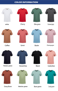 T-shirt di alta qualità 100% cotone nero scrivere Stock stampato logo camicie uomo Blank t-shirt per gli uomini - Product Image 6