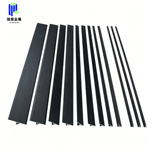 Profils en aluminium en forme de T populaires accessoires de <span class=keywords><strong>carrelage</strong></span> lamelles intégrées baguage de bord de mur et bandes décoratives de sol - Product Image 5