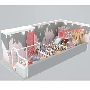 Équipement de terrain de jeux intérieur commercial de haute qualité, personnalisé sur le thème rose, pour enfants et aire de jeux pour enfants. - Product Image 3