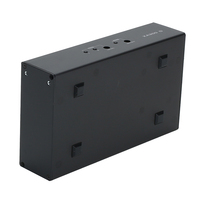 Boîtier d'amplificateur de puissance en tôle sur mesure, boîtier en alliage d'aluminium, revêtement en poudre, boîtier de commutateur Ethernet, OEM industriel