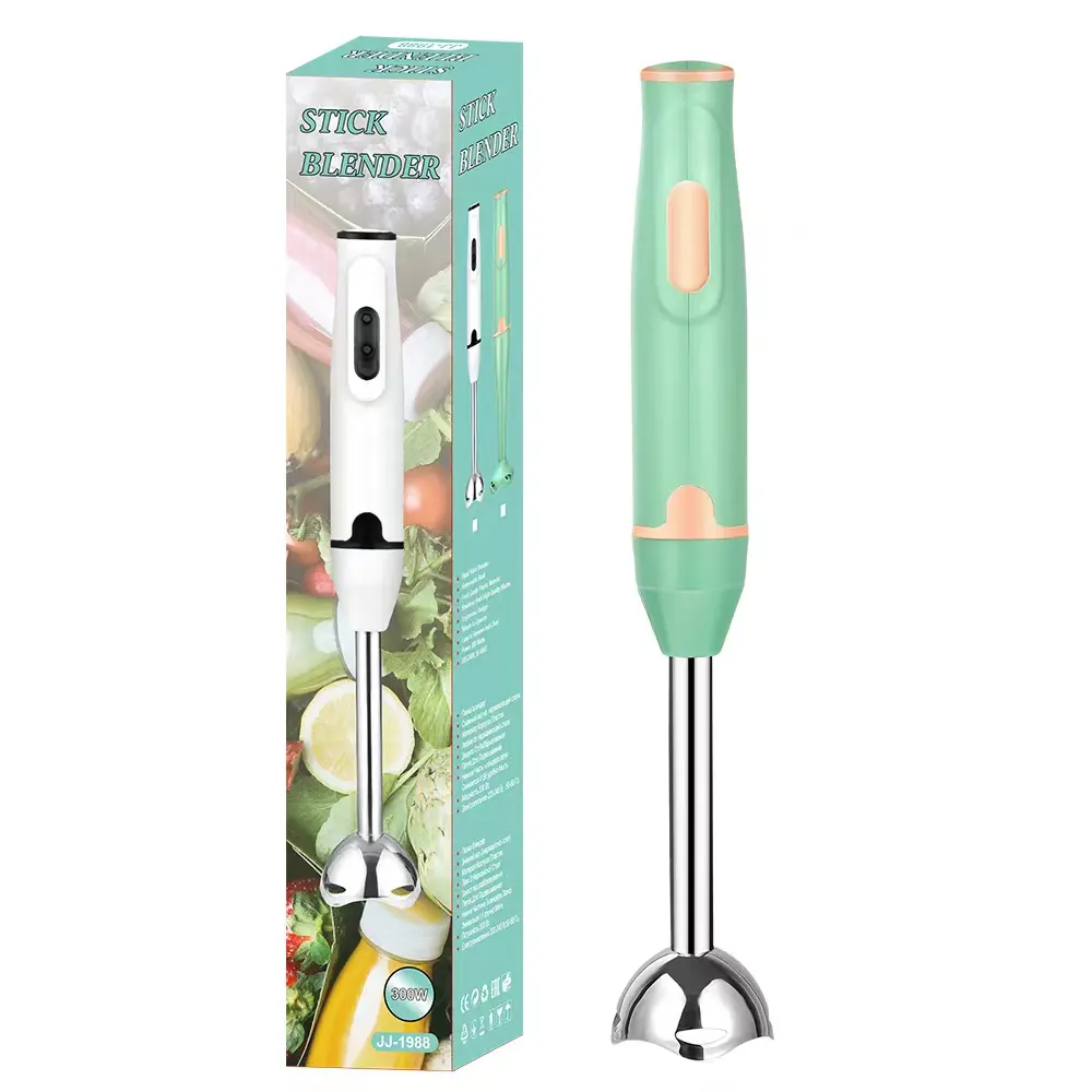 Hand blender baby food detachable mixing wand sauces easy to clean 400-watt motor turbo chef mixer stirring rods stir stick