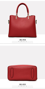Nuevo Bolso de Mano de Cuero PU Repujado para Mujer, Bolsos de Gran Capacidad, Bolsos de Hombro Casuales, Bolsos Tote Sólidos - Product Image 4