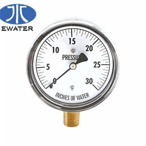 Personalizável OEM GC-YNZT150 Digital Water Pressure Gauge Stainless Steel Case Barometer Type para Liquid - Product Image 3