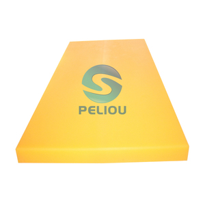 Hoja de UHMWPE de 60mm, UHMW PE PE1000 reciclado rojo, revestimiento de plástico duro, hoja de HUMW, tabla de cortar, hoja de plástico UHMWPE de Color amarillo - Product Image 3