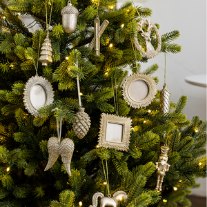 Colgante <span class=keywords><strong>Navideño</strong></span> <span class=keywords><strong>de</strong></span> Resina Artificial Color Champán, <span class=keywords><strong>Marco</strong></span> <span class=keywords><strong>de</strong></span> Fotos <span class=keywords><strong>Navideño</strong></span>, Decoración para Árbol <span class=keywords><strong>de</strong></span> Navidad, Variedad <span class=keywords><strong>de</strong></span> Opciones - Product Image 2
