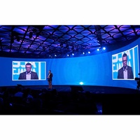 Système complet clé en main 4m X 3m Écran LED intérieur/extérieur P2 P3 P2.6 P2.9 P3.91 Panneau de fond LED de taille 500mm x 500mm