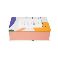 Boîte d'emballage de luxe en carton avec Logo imprimé, boîte de livre magnétique décorative, vente en gros