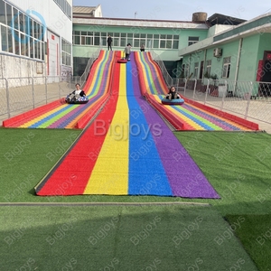 Manèges de parc d'attractions extérieur amusants : Toboggan <span class=keywords><strong>arc</strong></span>-<span class=keywords><strong>en</strong></span>-<span class=keywords><strong>ciel</strong></span> mobile pas cher pour tous les âges <span class=keywords><strong>en</strong></span> promotion - Product Image 1