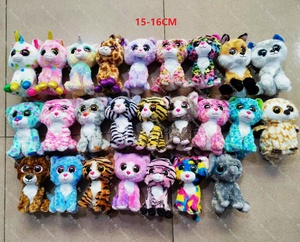 Juguete de Peluche de Fábrica con <span class=keywords><strong>Ojos</strong></span> Grandes y <span class=keywords><strong>Brillantes</strong></span> de 4, 6, 7, 8, 9 Pulgadas, Gato, Perro, Ciervo, Tigre, Unicornio, Animal de Peluche, 12 Signos del Zodíaco, Juguete de Peluche con <span class=keywords><strong>Ojos</strong></span> Grandes - Product Image 4