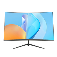 Moniteur PC LED 23,8 pouces 1080P en gros d'usine, 75/100/120Hz, temps de réponse de 1 ms avec ports VGA/DP pour le jeu sur PC