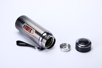Bouteille d'eau Thermos sous vide en acier inoxydable avec poignées et corde, 500ml, 800ml, 1l