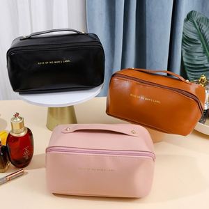 Ins Viral Handbag Organizer, Accordion Pillow <b>Cosmetic</b> <b>Bag</b>, <b>Large</b> Capacity Travel Toiletry Storage <b>Bag</b> - Product Image 3