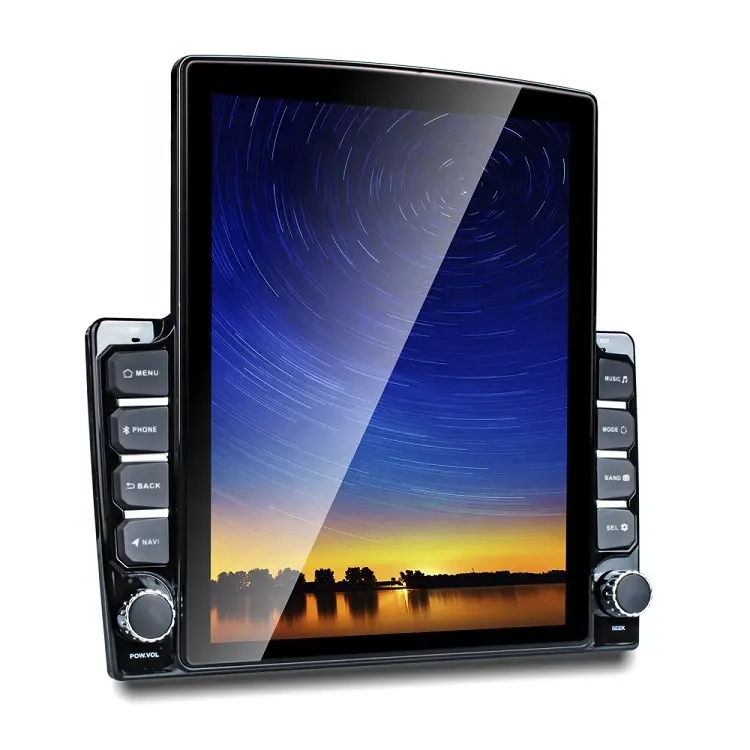 Universal 2 Din 9.7 "Vertical Tela Som Do Carro Android Autoradio de Navegação GPS Car Multimedia Player Para Tesla Estilo