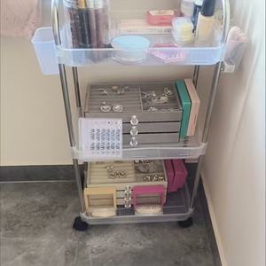 Chariot de rangement multifonctionnel moderne le plus populaire pour les ongles, chariot de beauté pour salon de spa en acier inoxydable pour le salon - Product Image 6