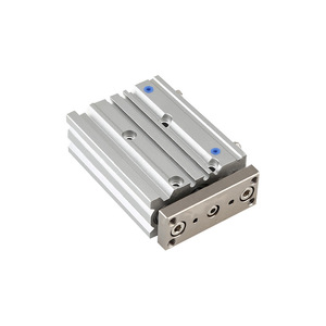 กระบอกแม่เหล็กแบบสองทาง Mgp M 32 50 Z พร้อมแกนนำ แกนเลื่อน แบริ่งแบบสไลด์ ตัวเรือนอะลูมิเนียม ข้อต่อแบบเกลียว - Product Image 3
