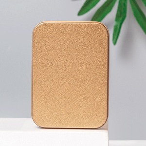 Boîte rectangulaire en fer blanc noire vide, réutilisable, avec couvercle, pour emballage cadeau et rangement de faux ongles, modèle 2024, très demandée - Product Image 6