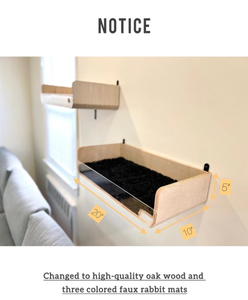 Étagère murale en bois moderne sur mesure, facile à assembler, forme unique, style escalade - Product Image 4