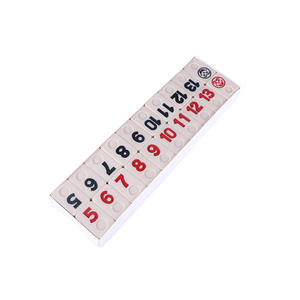 Juego de Cartas Digitales de <span class=keywords><strong>Rummy</strong></span> para 6 Personas, Mahjong Israelí, <span class=keywords><strong>Rummy</strong></span> Mexicano, Dominó, Juego de Mesa con Melamina - Product Image 4