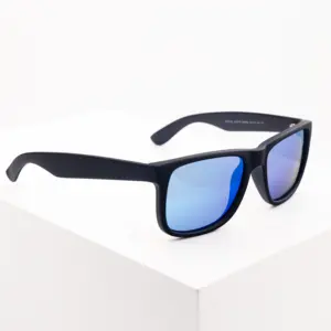 Gafas de sol con montura de nailon de lujo de alta calidad Zhe Jiang, gafas de sol polarizadas cuadradas, gafas de sol de conducción Justin 4165 con logotipo