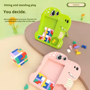Para bloques <span class=keywords><strong>Tetris</strong></span>, rompecabezas educativo, tablero de juego de escritorio DIY, bloques de construcción de plástico para niños, iluminación de juguete transfronteriza - Product Image 5