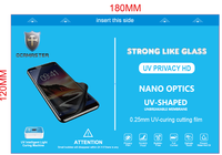 Film de protection UV (10 pièces/sac) pour écran de téléphone portable