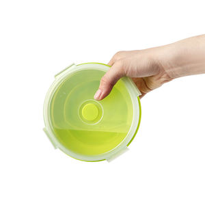 Grade Bpafree <b>Microwavable</b> <b>Storage</b> Containers Lunchtime Silicone Folding Food Bowls - Product Image 5