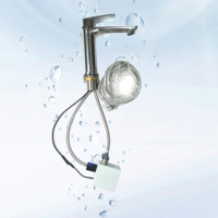 Nouveau robinet à capteur infrarouge en cuivre à économie d'énergie pour salle de bain et chambre à coucher commerciales, ne nécessitant pas d'alimentation externe