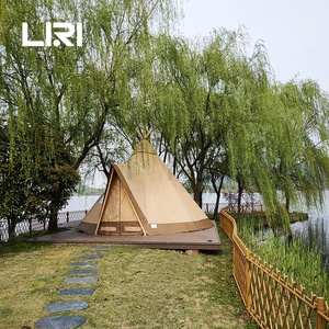 Tente <span class=keywords><strong>de</strong></span> <span class=keywords><strong>jardin</strong></span> <span class=keywords><strong>tipi</strong></span> <span class=keywords><strong>de</strong></span> luxe imperméable pour 6 personnes, tente <span class=keywords><strong>de</strong></span> camping à vendre - Product Image 3