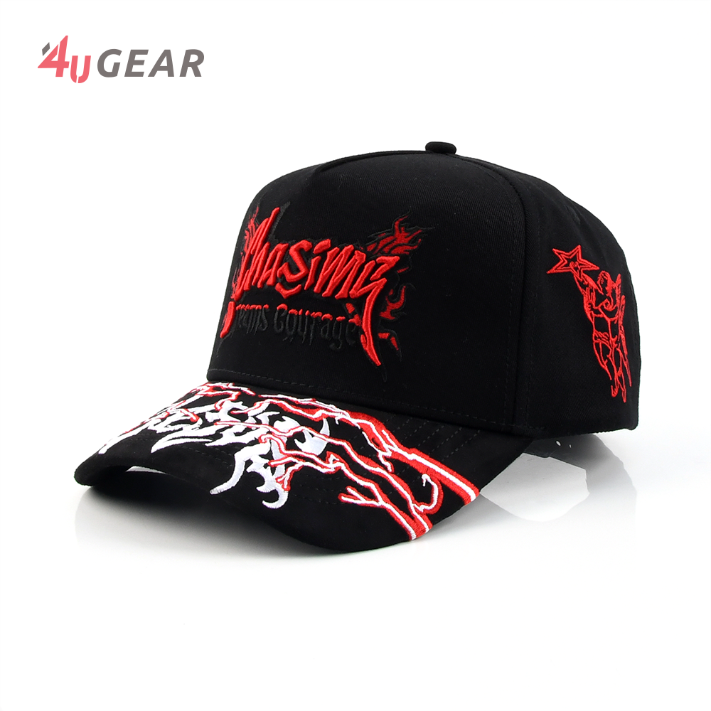 Custom Suede Baseball Caps Wholesale Embroidery